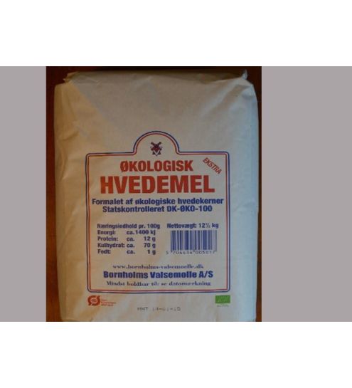 Bornholms Valsemølle Økologisk hvedemel ekstra 5 kg