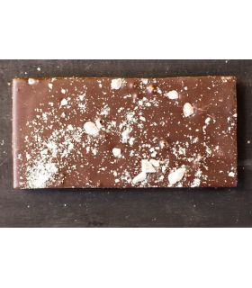 Svaneke chokoladeri plade Ren Mørk Chokolade med mandel 70% Fairtrade