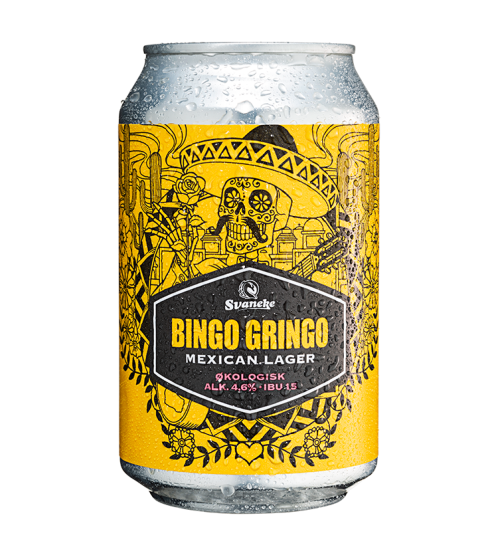 Svaneke Bryghus Økologisk Bingo Gringo Mexican Lager, 33 cl.