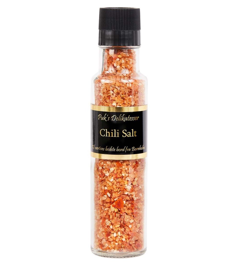 Puks delikatesser Chili Salt i kværn