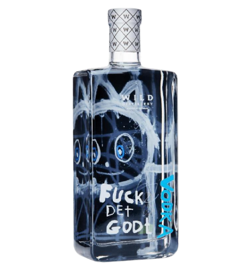 WILD Distillery Poul Pava "FUCK DET GODT" Organic vodka 70 cl.