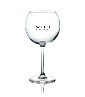 WILD Distillery Barcelona G&T glas Sort logo 58 cl.